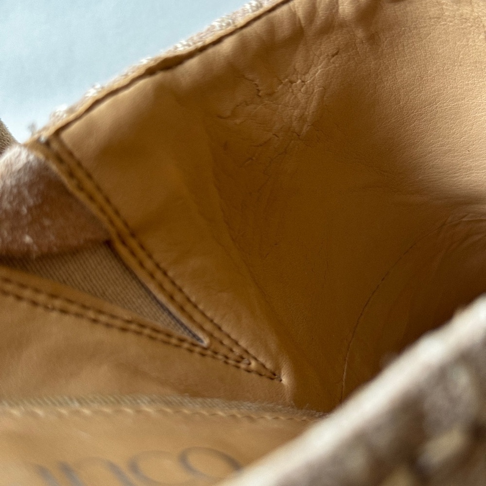 Franco Sarto Size 8 Women’s Beige/Tan Suede Heeled Mules - Picture 6 of 7